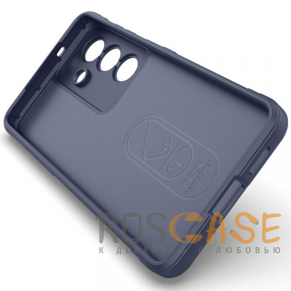 Изображение Темно-синий Flex Silicone | Противоударный чехол для Samsung Galaxy S26 Plus с защитой камеры и микрофиброй