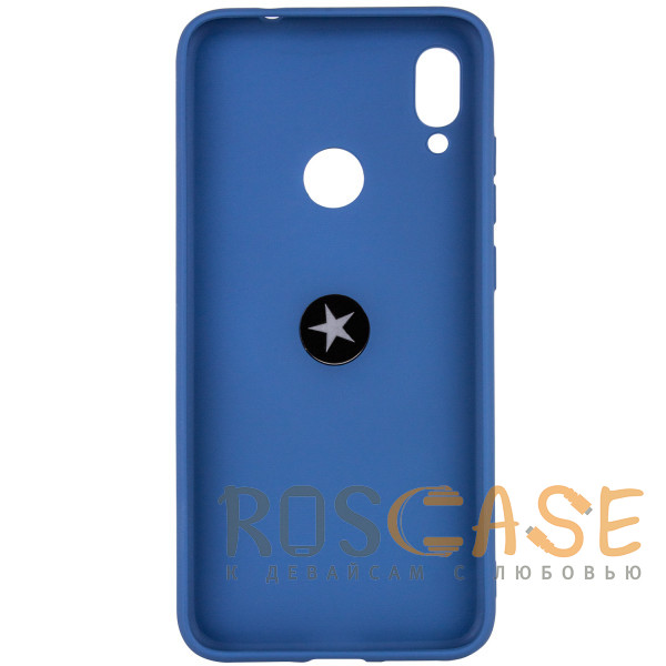 Фотография Синий TPU чехол Summer ColorRing под магнитный держатель для Xiaomi Redmi Note 7 /Note 7 Pro / Note 7s