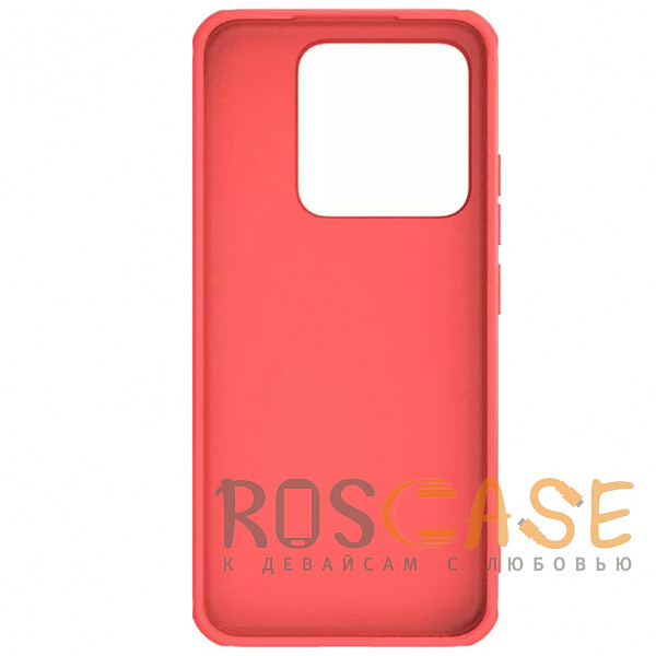 Фото Красный Nillkin Super Frosted Shield Pro | Матовый чехол из пластика и ТПУ для Xiaomi Mi 14