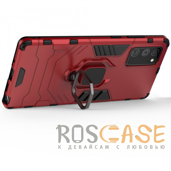 Изображение Красный Transformer Ring | Противоударный чехол под магнитный держатель для Samsung Galaxy Note 20