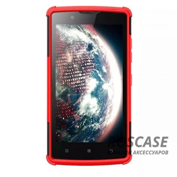 Фото Красный Shield | Противоударный чехол для Lenovo A2010 с подставкой