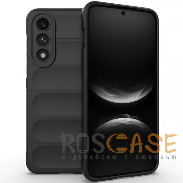 Фото Черный Flex Silicone | Противоударный чехол для OnePlus Nord 5 5G / Ace 5 Ultra с защитой камеры и микрофиброй