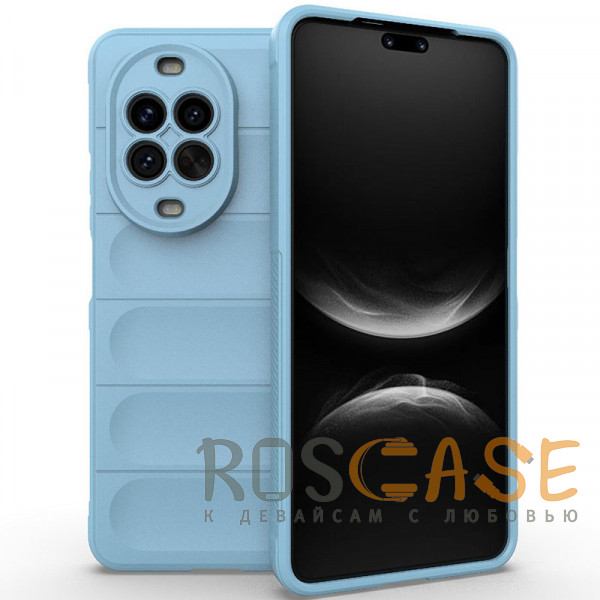 Фото Голубой Flex Silicone | Противоударaный чехол для Huawei Nova 14 Pro с защитой камеры и микрофиброй
