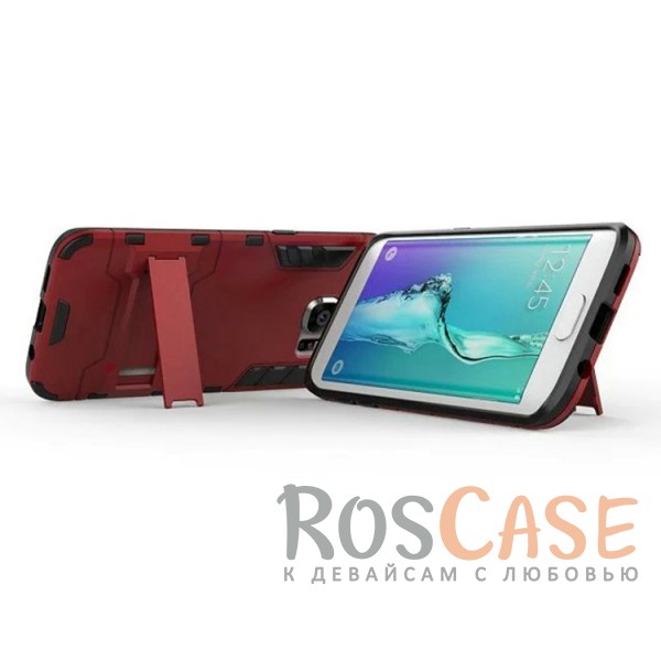 Изображение Красный / Dante Red Transformer | Противоударный чехол для Samsung G935F Galaxy S7 Edge с мощной защитой корпуса
