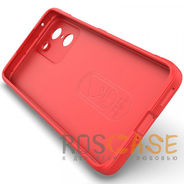 Изображение Красный Flex Silicone | Противоударный чехол для OnePlus Nord CE 5 5G / CE5 с защитой камеры и микрофиброй