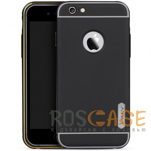 Фото Черный iPaky Metal Frame | Чехол для iPhone 6/6s с металлическим бампером