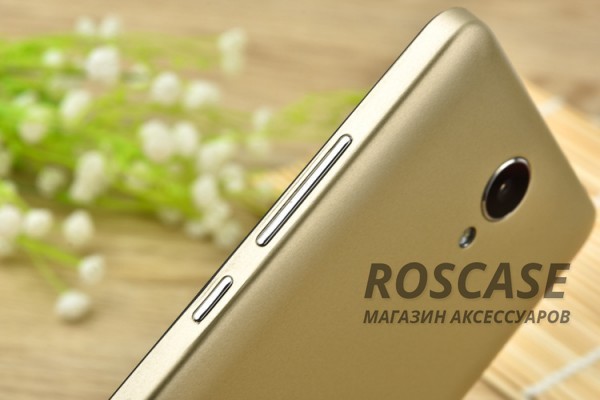 Фотография Золотой Сменный ультратонкий чехол-крышка для Xiaomi Redmi Note 2 / Redmi Note 2 Prime вместо задней панели