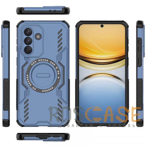 Фотография Синий Mirage MagSafe | Противоударный чехол с поддержкой MagSafe для Samsung Galaxy A37