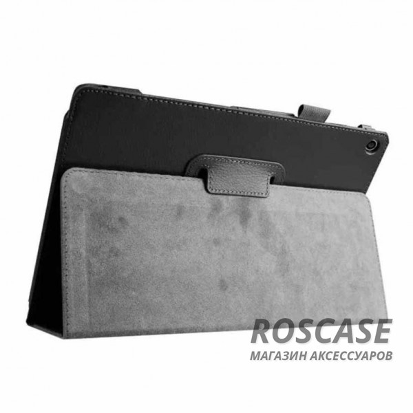 Фото Черный TTX | Кожаный чехол-книжка для Asus ZenPad 10 (Z300C/Z300CG/Z300CL)