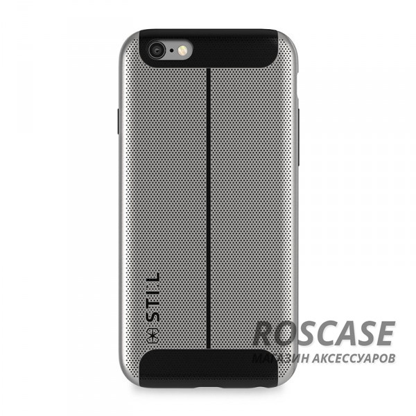 

STIL Chivarly | Алюминиевый чехол для Apple iPhone 6/6s (4.7") с перфорированной поверхностью (Серебряный)