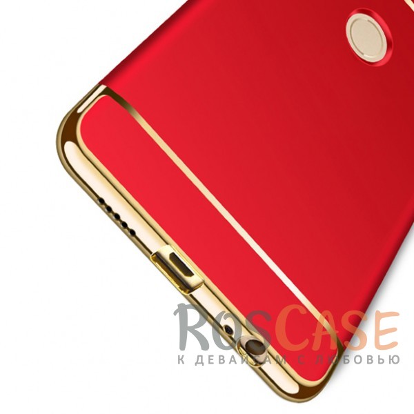 Фотография Красный MOFI Ya Shield | Пластиковый чехол для Xiaomi Mi 5X / Mi A1 с глянцевой вставкой цвета металлик