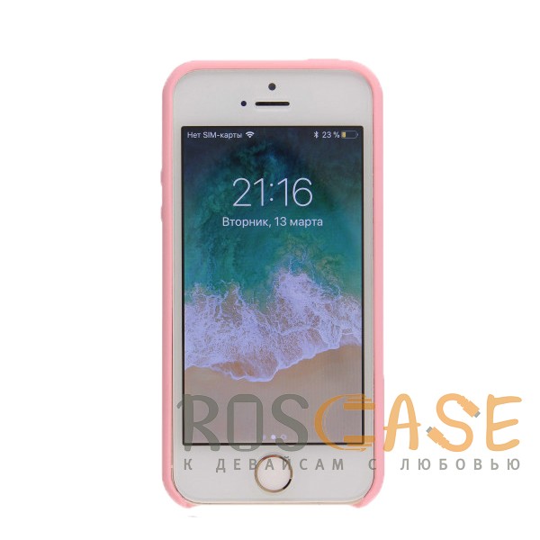 Фотография Нежно-розовый Чехол Silicone Case для iPhone 5/5S