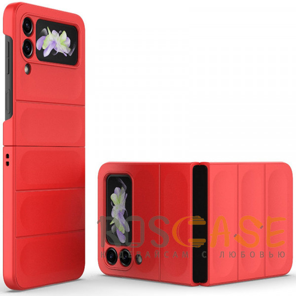 Фото Красный Flex Matte | Пластиковый чехол с Soft Touch покрытием для Samsung Galaxy Z Flip 3