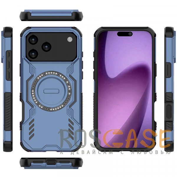 Фотография Синий Mirage MagSafe | Противоударный чехол с поддержкой MagSafe для iPhone 17 Pro Max