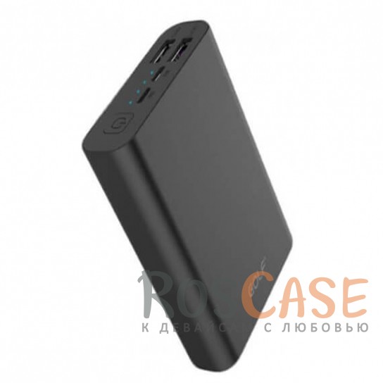 Фотография Черный Матовое портативное зарядное устройство GOLF EDGE X3 на 2 USB (10000 mAh)