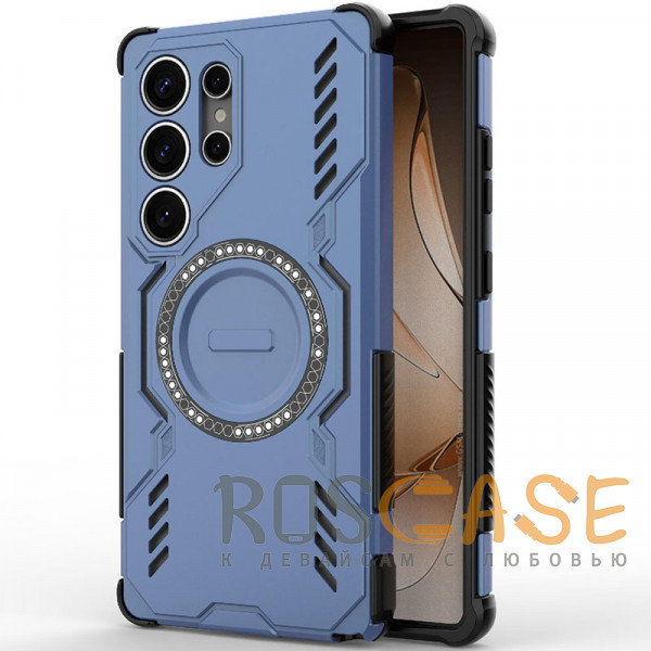 Изображение Синий Mirage MagSafe | Противоударный чехол с поддержкой MagSafe для Samsung Galaxy S25 Ultra