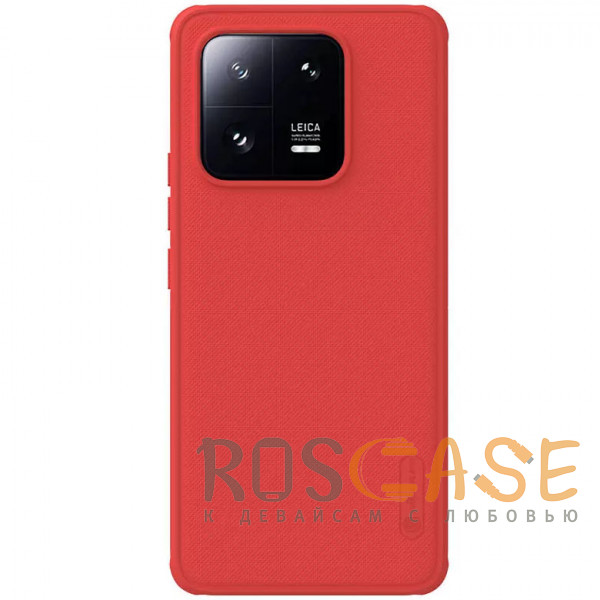 Фото Красный Nillkin Super Frosted Shield Pro | Матовый чехол из пластика и ТПУ для Xiaomi Mi 13 Pro