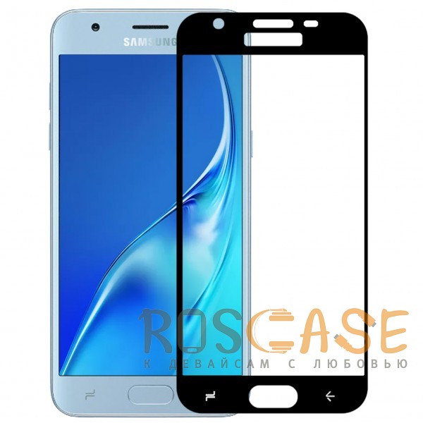 

5D защитное стекло для Samsung Galaxy J3 (2018) на весь экран (Черное)