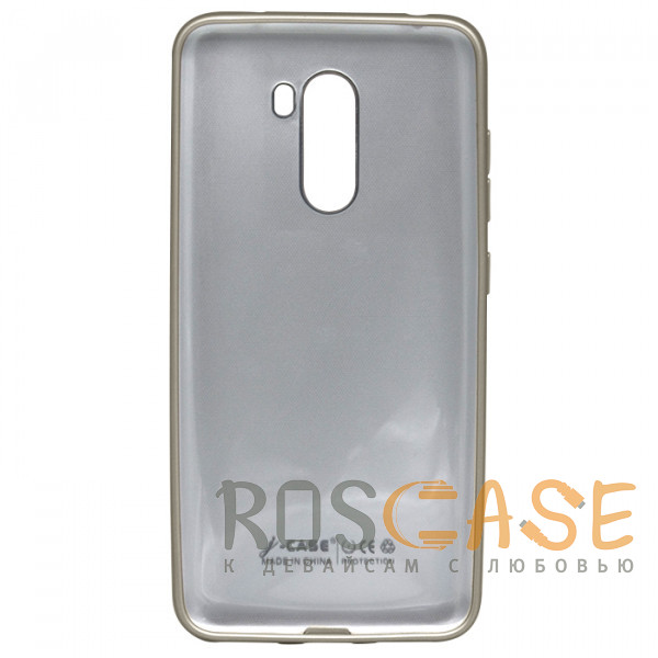 Изображение Золотой J-Case THIN | Гибкий силиконовый чехол 0.5 мм для Xiaomi Pocophone F1