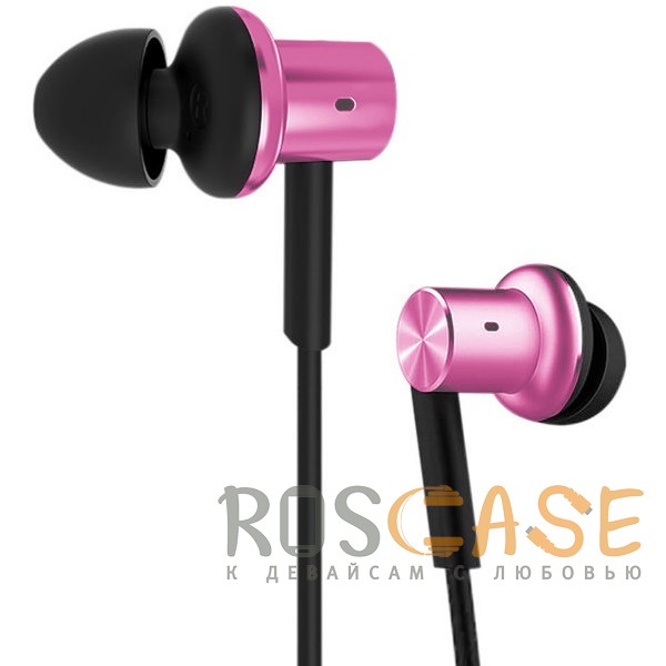 Изображение Розовый Xiaomi PISTON 5 (реплика) | Вакуумные наушники с пультом управления и микрофоном