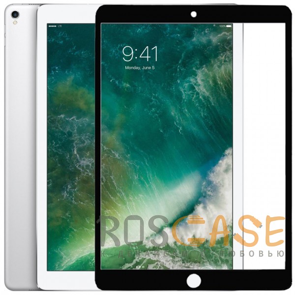 

5D защитное стекло для Apple iPad Pro 12.9" (2018) на весь экран (Черное)