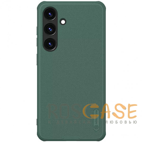 Фото Зеленый Nillkin Super Frosted Shield Magnetic | Пластиковый чехол с поддержкой магнитной зарядки Magsafe для Samsung Galaxy S24 Plus