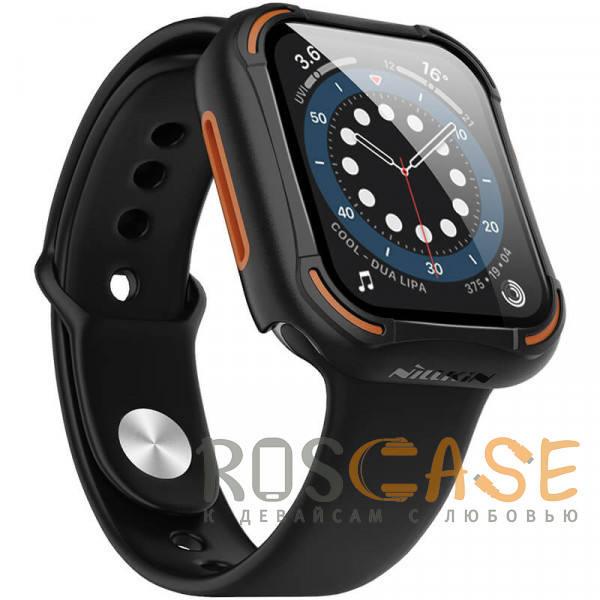 Фотография Черный Nillkin CrashBumper | Чехол со стеклом для часов Apple Watch 4 / 5 / 6 / SE  (40 мм)
