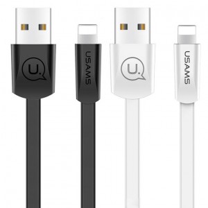 USAMS US-SJ199 | Плоский дата кабель USB to Lightning (120 см)
