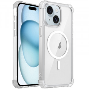 Nature Magnetic | Прозрачный противоударный чехол с поддержкой MagSafe  для iPhone 15