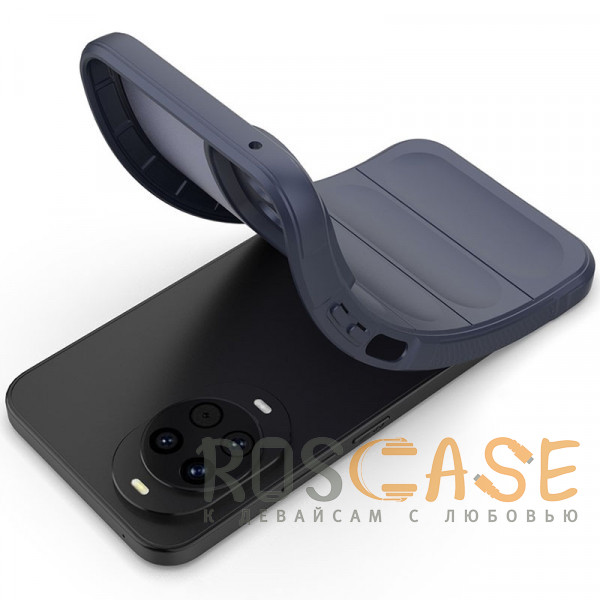 Фотография Темно-синий Flex Silicone | Противоударaный чехол для Huawei Nova 14 с защитой камеры и микрофиброй