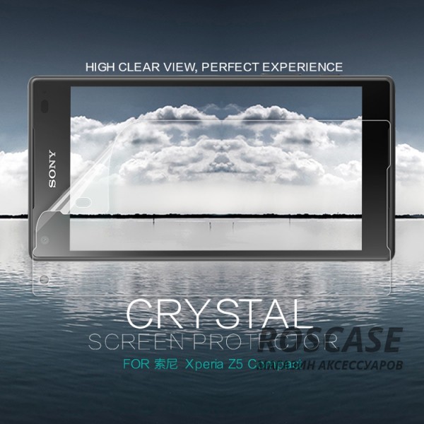 Фото Анти-отпечатки Nillkin Crystal | Прозрачная защитная пленка для Sony Xperia Z5 compact