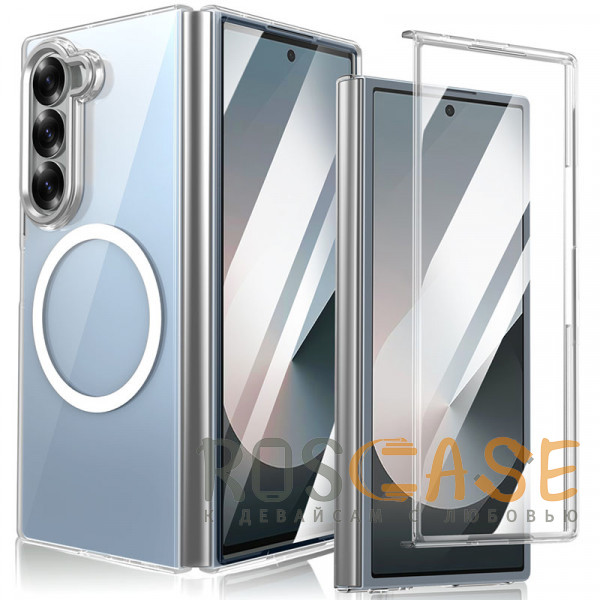 Фото Crystal 3D Magsafe | Прозрачный пластиковый чехол для Samsung Galaxy Z Fold 6