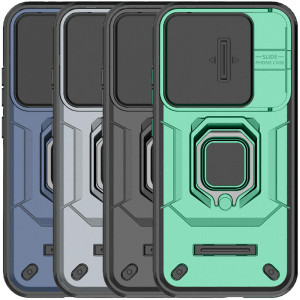 Transformer Ring Holder | Противоударный чехол с кольцом и шторкой камеры для Poco X8 Pro / Xiaomi Redmi Turbo 5
