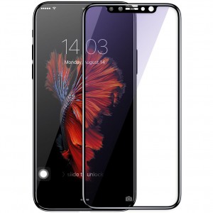 5D | Защитное стекло для Apple iPhone X (5.8") с полной проклейкой на весь экран (в упаковке)