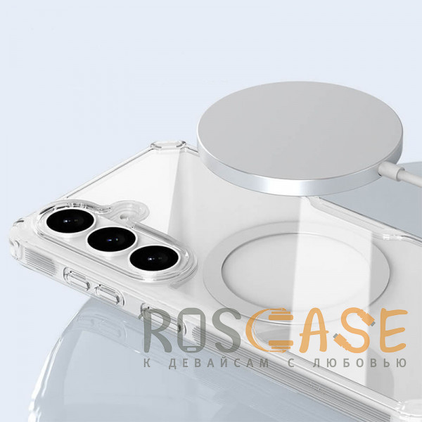 Фото Прозрачный Nillkin Nature PRO Magnetic | Прозрачный силиконовый чехол с поддержкой Magsafe для Samsung Galaxy S26