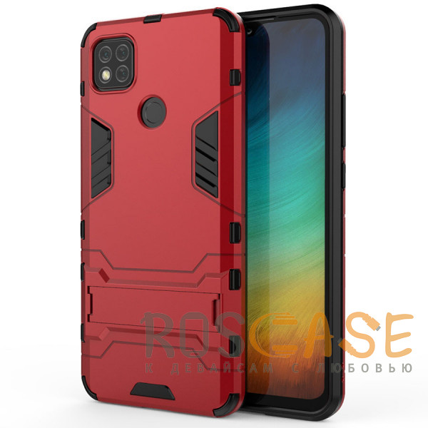 Фото Красный Transformer | Противоударный чехол для Xiaomi Redmi 9C / Redmi 10A с мощной защитой корпуса