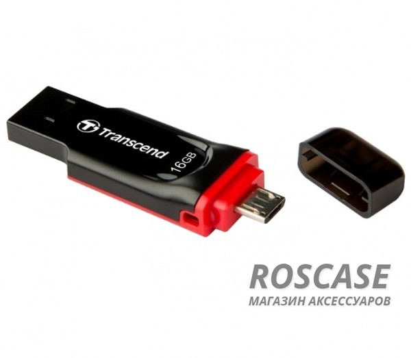фото флеш-драйв USB+OTG 16 GB Transcend JetFlash 340