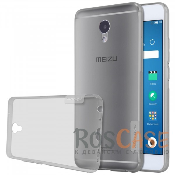 

Nillkin Nature | Силиконовый чехол для Meizu M5 Note (Серый (прозрачный))