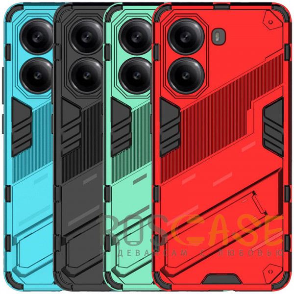Фото Megatron | Противоударный чехол-подставка для Xiaomi Redmi Turbo 4 с защитой камеры