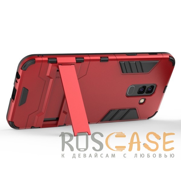 Изображение Красный / Dante Red Transformer | Противоударный чехол для Samsung Galaxy A6 Plus (2018) с мощной защитой корпуса