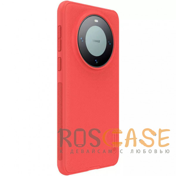 Фотография Красный Nillkin Super Frosted Shield Pro | Матовый чехол из пластика и ТПУ для Huawei Mate 60 Pro / 60 Pro Plus