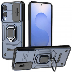 Transformer Ring Holder | Противоударный чехол с кольцом и шторкой камеры  для Samsung Galaxy S25 Edge
