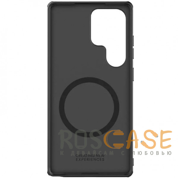 Фото Черный Nillkin Super Frosted Shield Magnetic | Пластиковый чехол с поддержкой Magsafe для Samsung Galaxy S25 Ultra