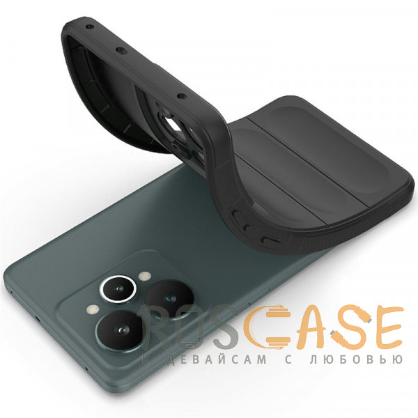 Фотография Черный Flex Silicone | Противоударный чехол для Realme 15 Pro 5G с защитой камеры и микрофиброй