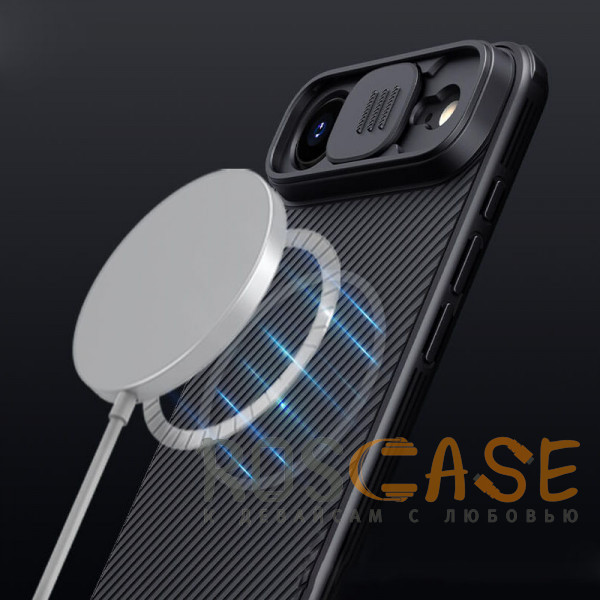 Изображение Черный Nillkin CamShield Pro Magnetic | Чехол из пластика и TPU с защитой камеры для iPhone 17 Air