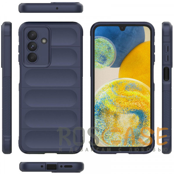 Фото Темно-синий Flex Silicone | Противоударный чехол для Samsung Galaxy A26 5G с защитой камеры и микрофиброй