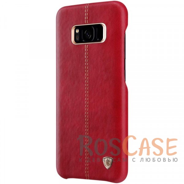 Фотография Красный Nillkin Englon натур. кожа | Чехол для Samsung G950 Galaxy S8