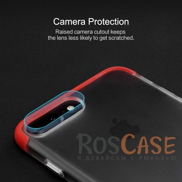 Фотография Красный Rock Cheer | Силиконовый чехол для iPhone 7 Plus / 8 Plus с защитными цветными вставками