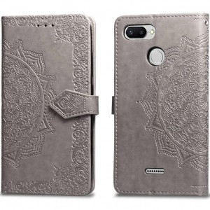 Thornapple | Чехол-книжка с узорами на магнитной застёжке для Xiaomi Redmi 6