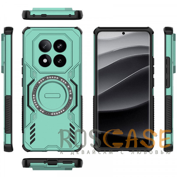 Фотография Зеленый Mirage MagSafe | Противоударный чехол с поддержкой MagSafe для Xiaomi Redmi Note 14 Pro Plus